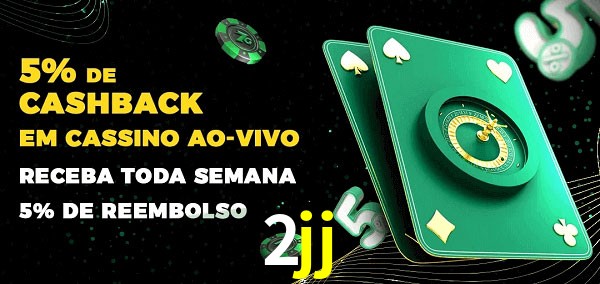 Promoções do cassino ao Vivo 2jj
